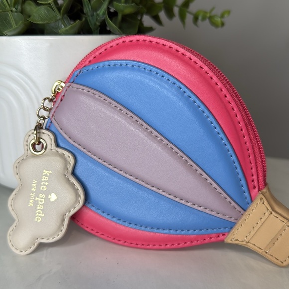 EUC Kate Spade Hot Air Balloon Coin Pouch - Picture 2 of 4